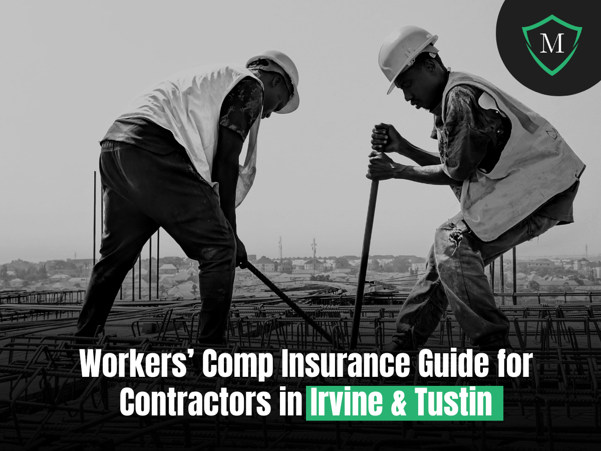 Two construction workers in hard hats